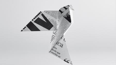 Símbolo que representa el Día Mundial de la Libertad de Prensa