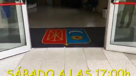 Captura del vídeo de las bases del Gurpea Beti Onak para animar al equipo femenino antes de la vuelta del choque contra el Almassora
