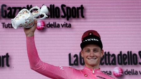 Mathieu Van Der Poel, primer líder del Giro 2022