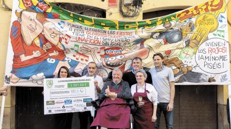 De izda. a dcha: Teresa Apesteguía, Juan Eseverri, Moncho Iriarte, María Gómara, Jorge Casado y Fernando Zubero