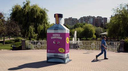 Campaña de sensibilización del Ayuntamiento de Pamplona 'No al botellón. Sí al ocio responsable'