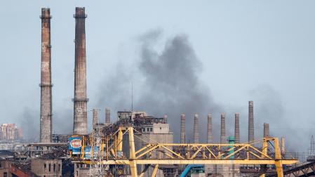 Acería de Azovstal, en la sureña ciudad de Mariúpol