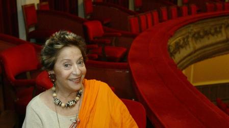Teresa Berganza, en 2006 en el Teatro Gayarre