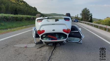 Estado en el que ha quedado el vehículo tras el accidente