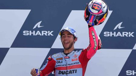 El italiano Enea "La Bestia" Bastianini (Ducati Desmosedici GP21)