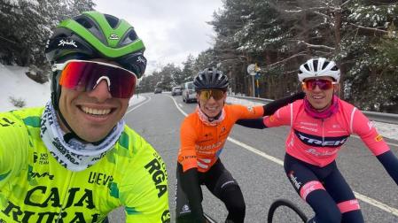 Ibai Azurmendi y Juanpe López, el pasado marzo en Sierra Nevada.