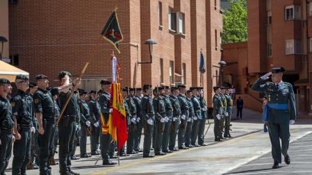 Fotos del acto por el 178º aniversario de la creación de la Guardia Civil celebrado en Pamplona.