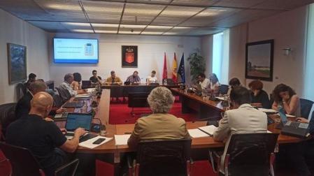 Sesión de trabajo del CJN en el Parlamento de Navarra