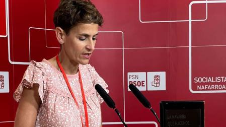 María Chivite, este sábado