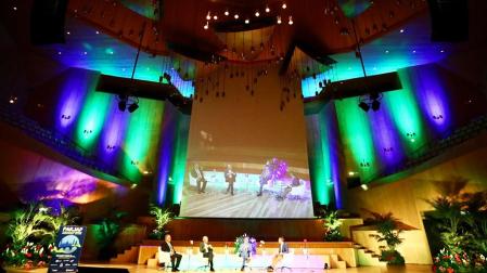 Un momento del coloquio en el que participó Enrique Maya dentro del Congreso Nacional de Parques y Jardines Públicos celebrado en Zaragoza