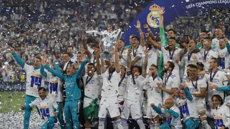 Fotos de la celebración del Real Madrid de su decimocuarta Copa de Europa.