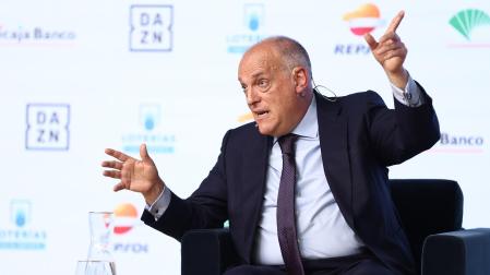 El presidente de LaLiga, Javier Tebas