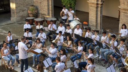 Alumnos de la Escuela-Conservatorio Fernando Remacha.