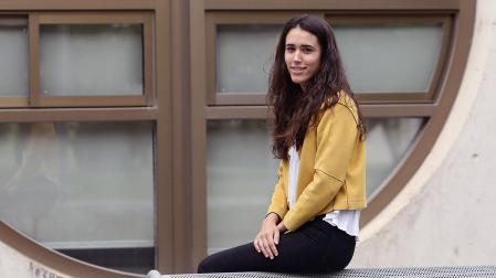 Sara León Ecay, en la UPNA