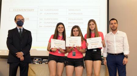 Fase regional de la Olimpiada robótica celebrada en la UPNA de Tudela