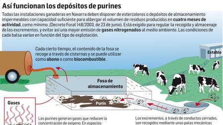 Gráfico de cómo funcionan los depósitos de purines