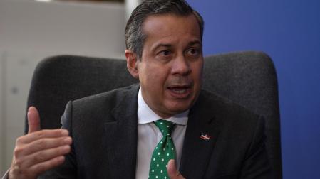 El ministro de Medioambiente de la República Dominicana, Orlando Jorge Mera