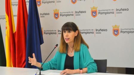 Maite Esporrín, portavoz del PSN en el Ayuntamiento de Pamplona