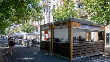 Módulo de bar del paseo de Sarasate