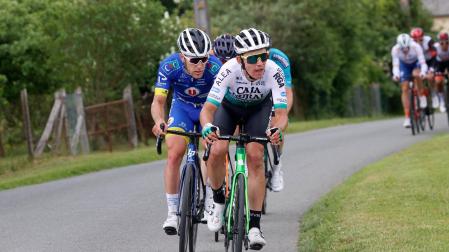 Josu Etxeberria, en una carrera anterior.