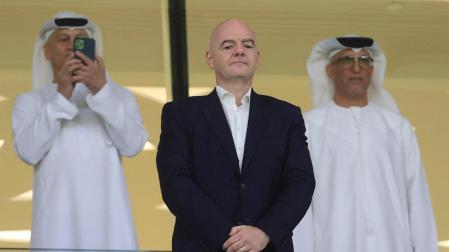 Gianni Infantino, presidente de la FIFA en Catar