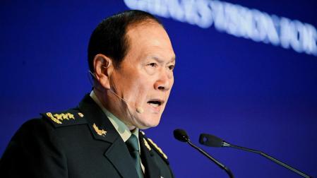 El ministro de Defensa chino, Wei Fenghe