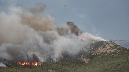 Incendio en Artesa de Segre