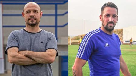 Antonio Gil y Jaime Pernaut, entrenadores de los equipos que se enfrentan este sábado
