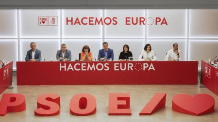 Reunión de la Ejecutiva del PSOE, tras la derrota en las elecciones andaluzas