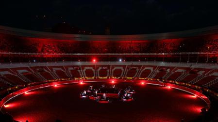 Espectáculo por el centenario de la plaza de toros de Pamplona.