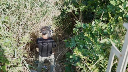 Zona de juncos del río Guadalquivir donde habría sido ocultado el cadáver