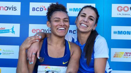 Jaël Bestué y Maribel Pérez batieron récords en 100 m