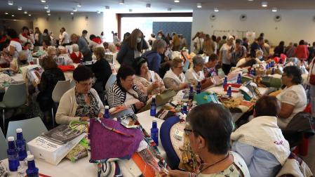 Feria de encaje de bolillos en Baluarte