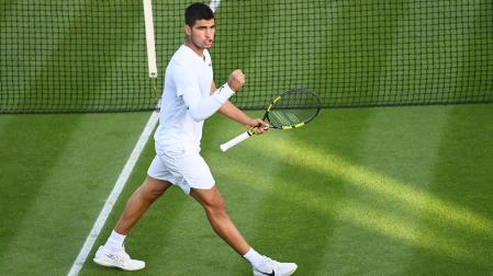 Carlos Alcaraz ha vencido al  holandés Tallon Griekspoor (6-4, 7-6 y 6-3) en Wimbledon