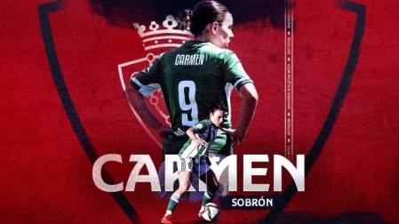 Carmen Sobrón, nuevo fichaje de Osasuna Femenino