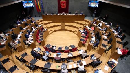 Pleno del Parlamento de Navarra de este jueves
