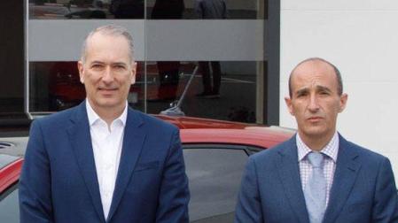 Markus Haupt y Miguel Ángel Grijalba, en una imagen reciente