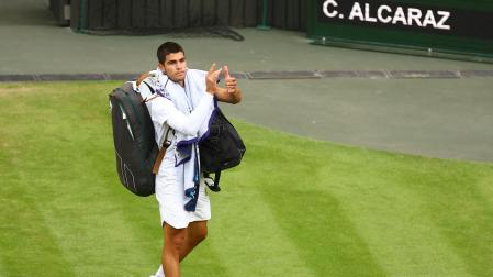 Carlos Alcaraz se despide de Wimbledon tras caer contra Sinner