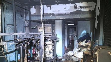 Estado en el que quedó la lavandería