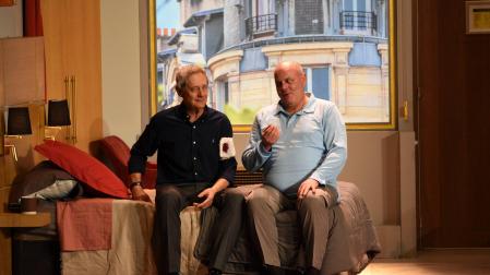 Josema Yuste y Santiago Urrialde, en una escena de El aguafiestas
