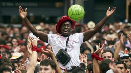 Imagen del Chupinazo de inicio de los Sanfermines de 2022.