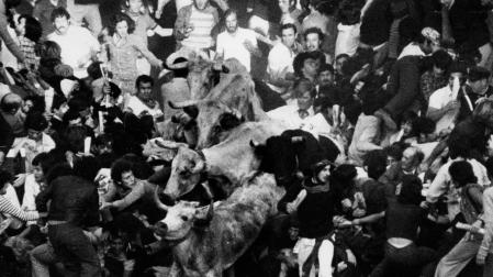 1975. 9 de julio. Uno de los toros de Osborne empitonó de muerte a Gregorio Górriz Sarasa, de Arazuri