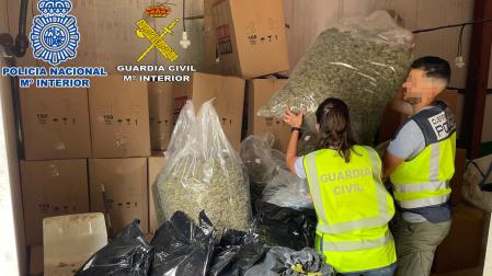 Se trata del mayor alijo de marihuana de España