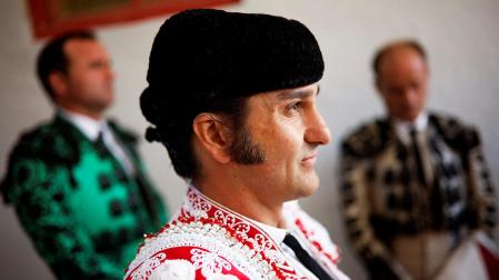 Morante de la Puebla, este jueves en Pamplona
