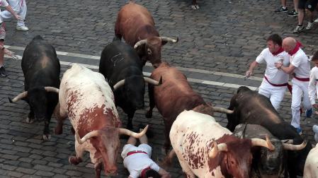 Fotos del cuarto encierro de San Fermín 2022