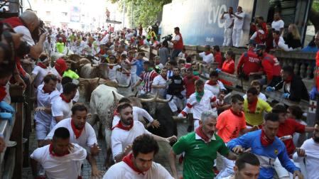 Fotos del cuarto encierro de San Fermín 2022
