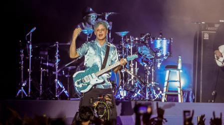 El músico Jack White durante un concierto en el Festival Mad Cool 2022, en Valdebebas