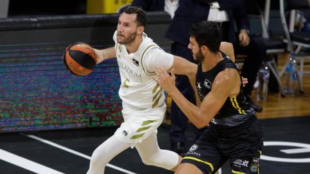 Rudy Fernández, en un partido con el Real Madrid