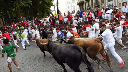 Fotos del octavo encierro de San Fermín