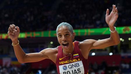 La gran saltadora venezolana Yulimar Rojas se centrará en el triple, para el que es clara favorita